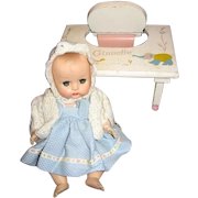 1950s Ginnette with Baby Tender or Table Seat Ginny's Baby Sister