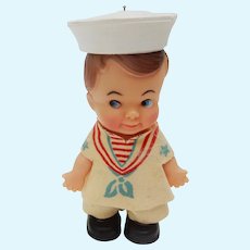 1966 Uneeda Ud Co. Hee Wee Pee Wee Boy Sailor Doll 3.5”