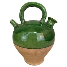 19th c. French Terracotta Vinaigrier or Vinegar Pot
