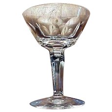 6 Sheila c.1958 Waterford Cocktail Liquor Signed Ireland - Cut Glass - Crystal 4 1/8" tall 64 yrs old RARE