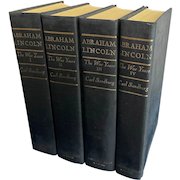 Abraham Lincoln: The War Years in 4 Volumes by Carl Sandburg, 1939