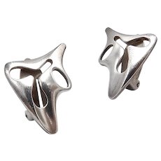 Abstract Georg Jensen Earrings designed by Henning Koppel #119