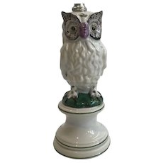Adorable Mid Century Owl Lamp