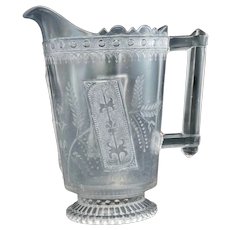 Aesthetic Movement Victorian EAPG Pitcher Circa 1870