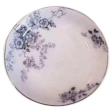 Alfred Meakin Porcelain SAUCE DISH - Antique Late 1800's - Blue and White China - England Severn China