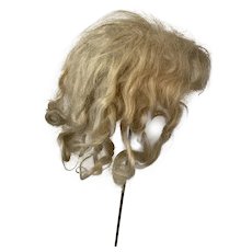 Antique blonde doll wig Bebe