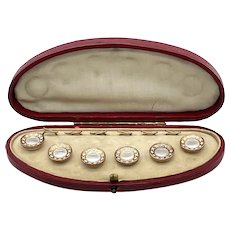Antique Boxed Set of Mother of Pearl Buttons