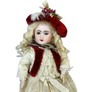 Antique French Bisque Head Doll Steiner A Le Parisien