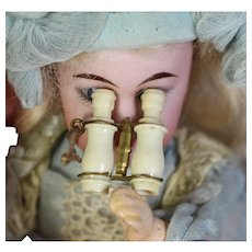 Antique French Fashion Doll Stanhope Binoculars from France!