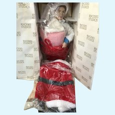 Ashton Drake - Norman Rockwell doll - Scotty plays Santa - new in box - 1990