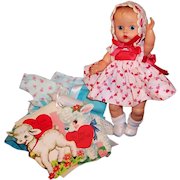 Beautiful Valentine's Day Vogue Ginnette Baby Doll; Tagged Dresses, Pajamas, Sweater and Much More...