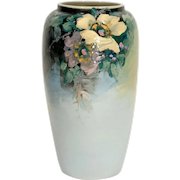 Beautiful Weller Eocean Floral Painted Vase
