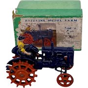 Britains Fordson Major Farm Tractor, spudded metal wheels, boxed
