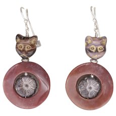 Cat Earrings - Meet Morty and Mikky