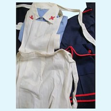 Cute Nurses outfit for child or Playpal type doll Free P&I US Buyers
