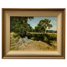 Eddie Falk, Rural Australian Countryside of Wickepin Oil Painting