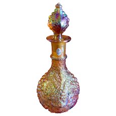 Fenton Marigold Carnival Glass Decanter