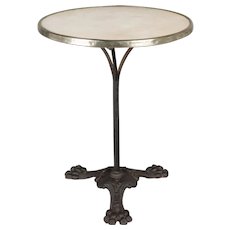 French Cast Iron Gueridon Bistro Table