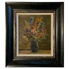 Fryeburg French Flower Bouquet Still Life Oil Painting