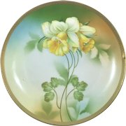 German Art Nouveau Daffodils Plate