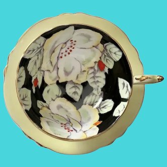 Hand Painted Magnolia Paragon Tea Cup & Saucer