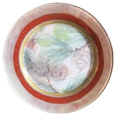 Hand painted plate by Georgia artist Jeann Blankenship to benefit the Elachee Nature Science Center