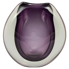 Holmegaard Per Lutkin Sommerso Glass Vase