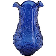 Imperial Glass Co. Ultra Blue Poppy Show Vase