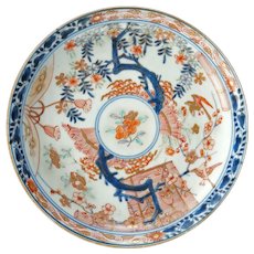 Japanese Imari Plate Cheng Hua Mark 19th Century