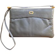 Kannig Mann Designer  Shoulder Bag.  Gray.  Slim Styling.  Quality.  Mint Condition.