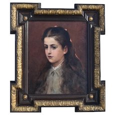 Louise Jopling (1843-1933) Catalogue Raisonné Portrait Oil Painting.