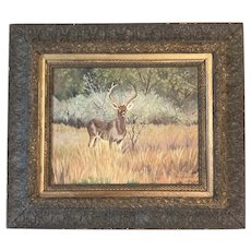 Mattie Robnett Kenney "Oh Deer!" Oil on Canvas
