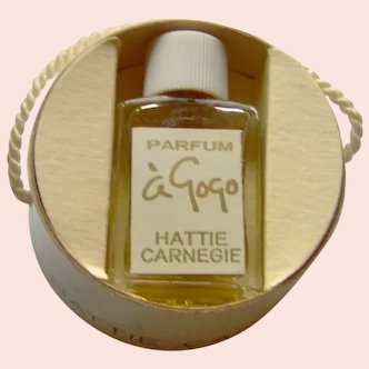 Mini Hattie Carnegie Perfume bottle in a mini Hat Box
