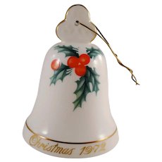Noritake Christmas bell from 1972, excellent condition