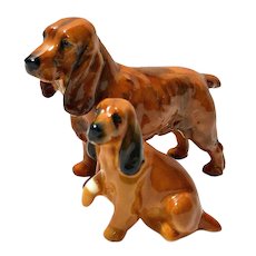 Porcelain Cocker Spaniel Dog Pair - Royal Doulton