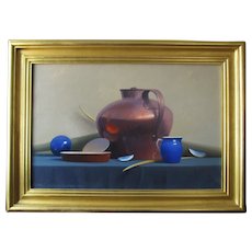 Robert Douglas Hunter, "Arrangement With A Copper Vessel" 1994, oil on canvas