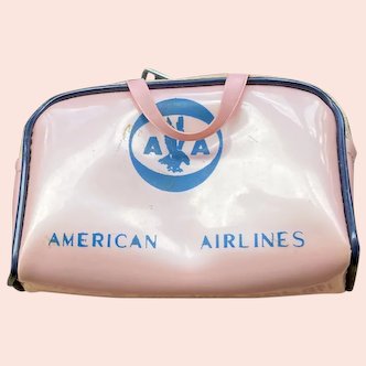 Vintage American Airline Pink Tote Doll Barbie
