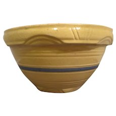 Vintage Mc Coy Pottery Yellow ware Bowl #8