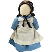 Vintage Primitive PA. Folk Art Amish Rag Doll #1