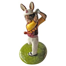 Vintage Royal Doulton Golfer Bunnykins - Bunnykins Figurine - Golfer Gift