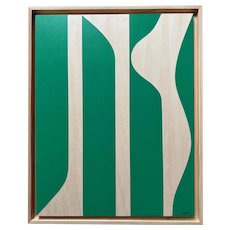 "Green Modern” Original Modern Painting by Tony Curry