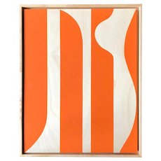 "Hermès Orange" Original Modern Painting by Tony Curry