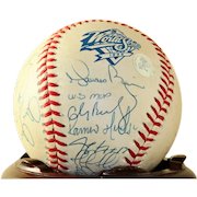'99 Yankee World Series Team Ball