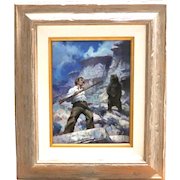 *SPECIAL SALE*  Robert Summers (American, b. 1940)- Original Signed Oil "Surprise Visitor"