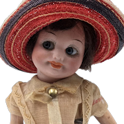 Adorable Imperfect Impish AM 323 Googly Doll