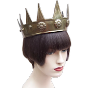 Art Deco Game of Thrones medieval tiara theatrical spiky crown hair ornament