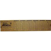 Vintage 1955 Disneyland And Santa Fe Railroad Gold Attraction Tickets